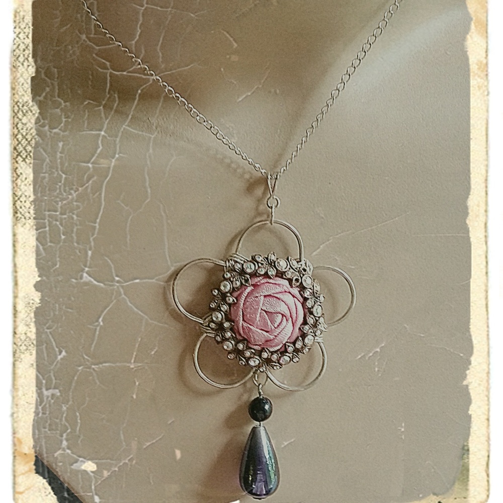 Romantic handmade necklace. There's only one!